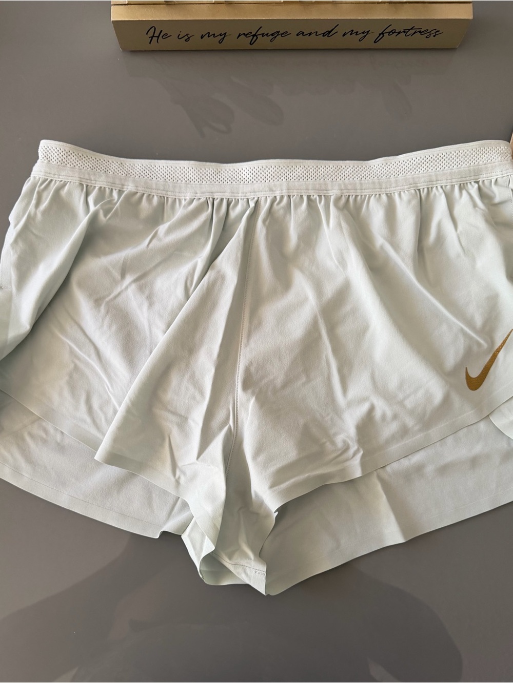 Nike AeroSwift x Jacob 2” running Shorts with Gold Swoosh